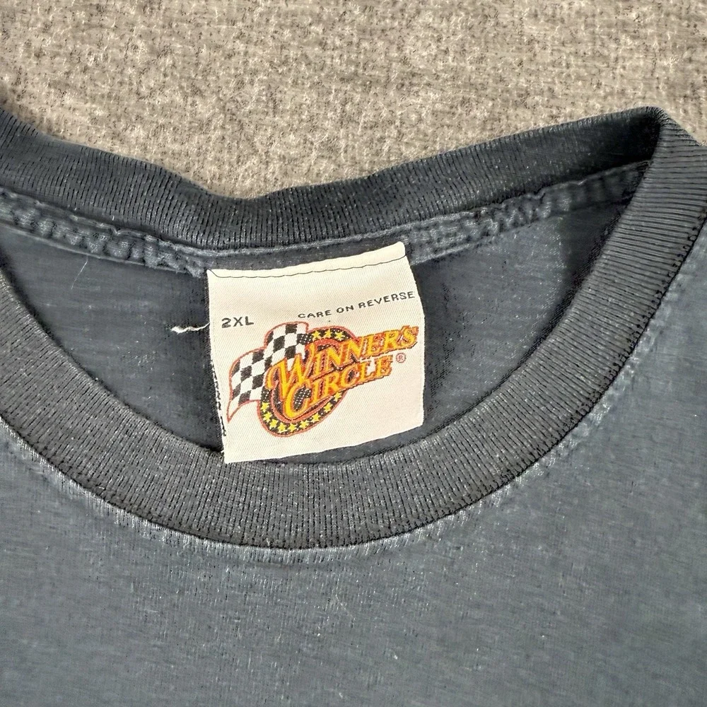 Vintage Dale Earnhardt Jr Shirt Mens 2XL Black 88 NASCAR Racing AMP Energy Car